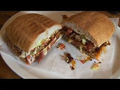 Torta Campechana (Bistec con Chorizo)