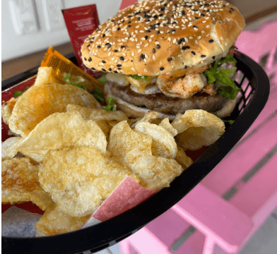 Hamburguesa Mar y Tierra