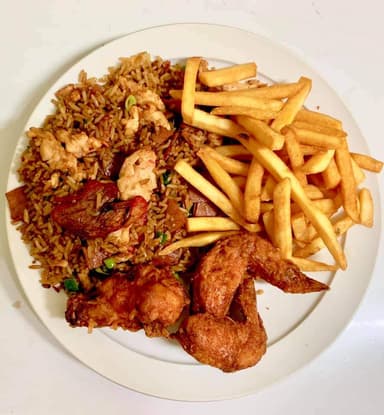Cantones, Alitas y Papas Fritas
