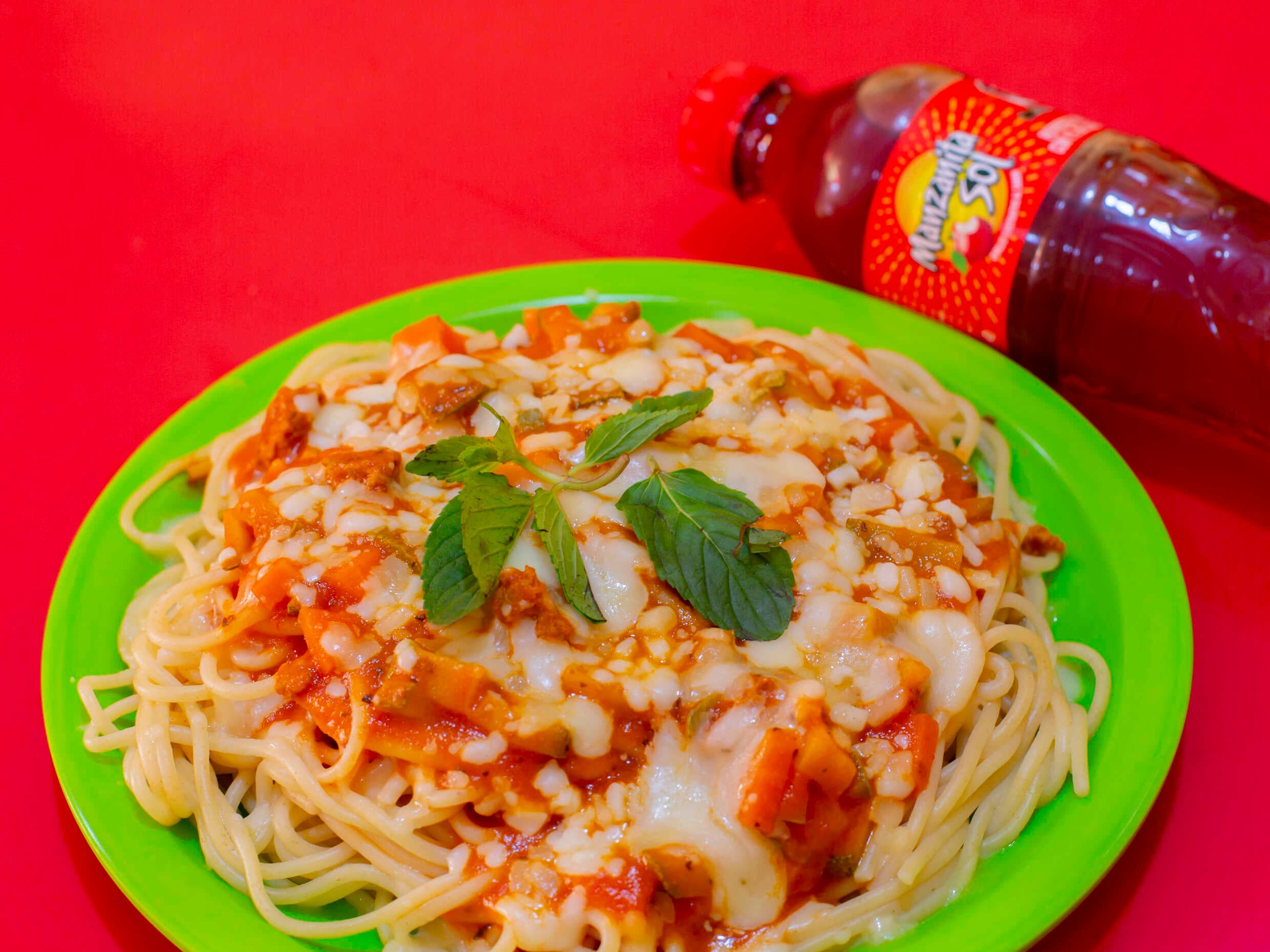 Combo Promoción 1 Spaguetti + Refresco Chico