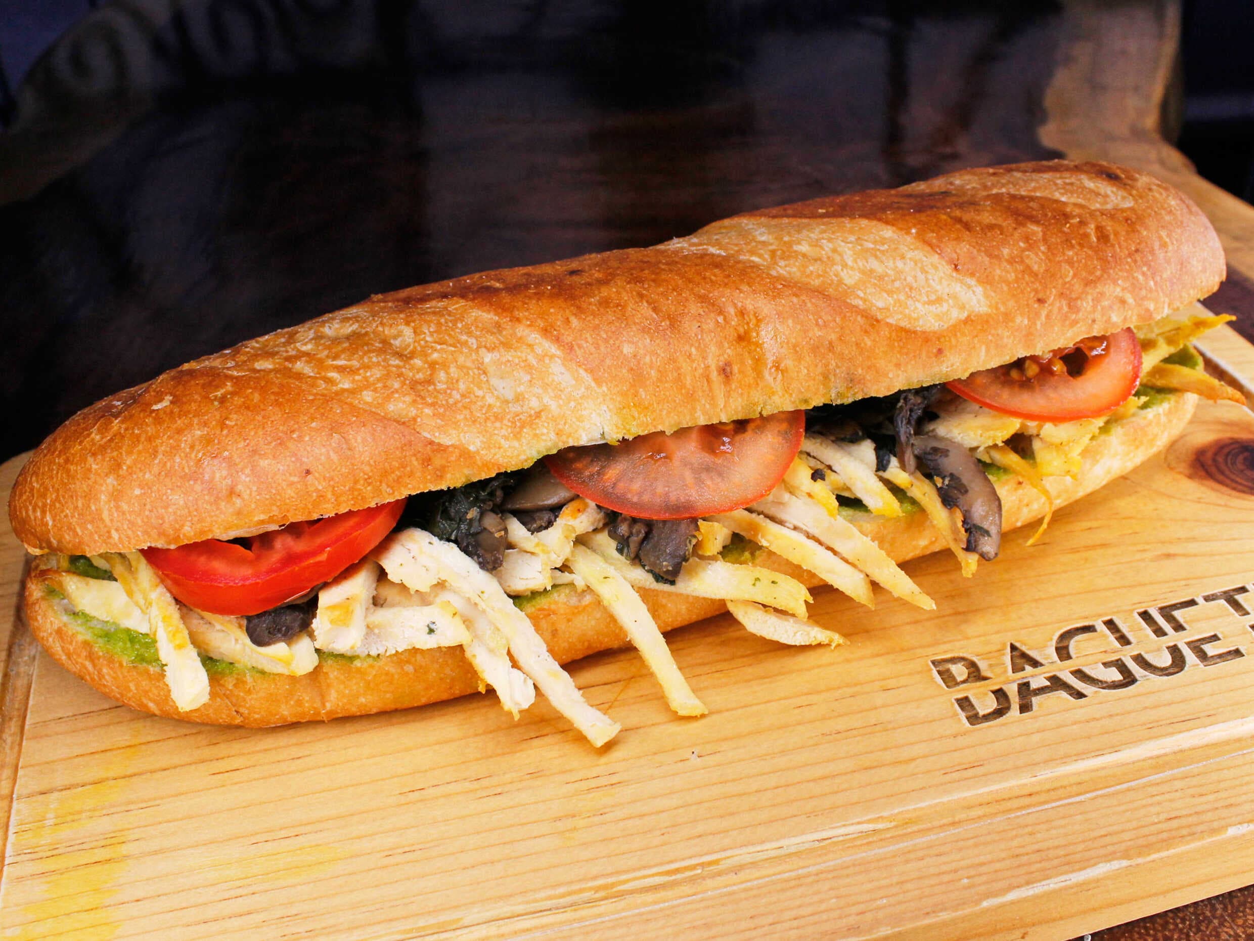 Baguette Fajitas de Pollo