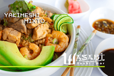 Yakimeshi Mixto Mariscos