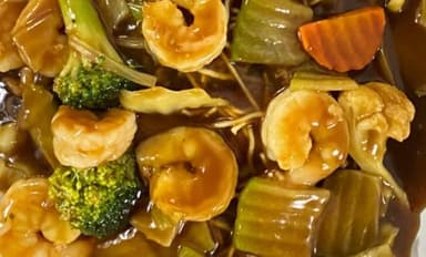 Arroz en Salsa con Camarones