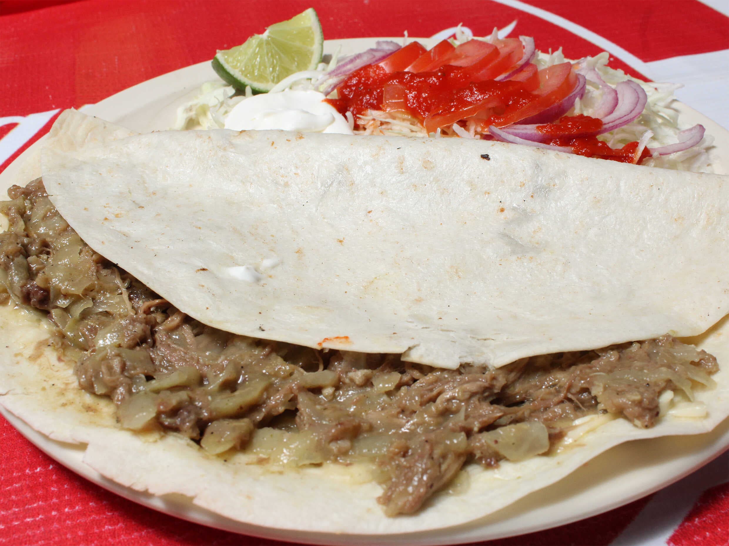 Quesadillas con Guiso