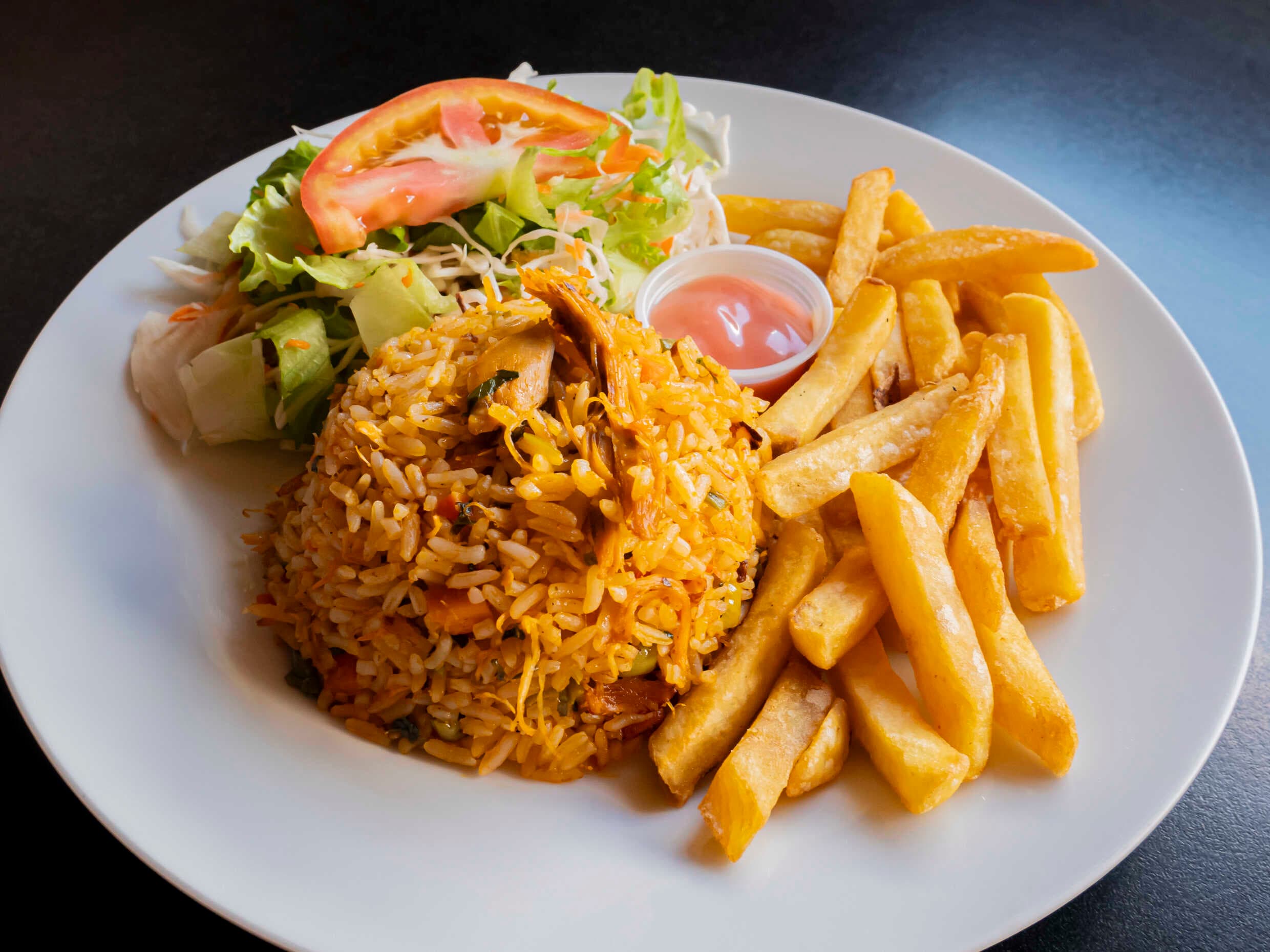 Arroz mixto de la  casa