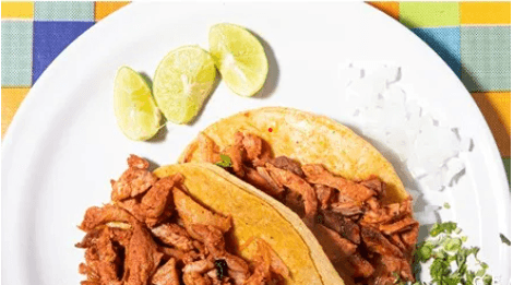 5 tacos de pastor