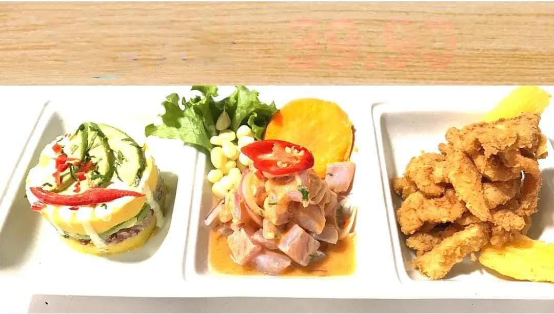 Ceviche, Causa y Chicharrón