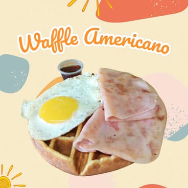Waffle Americano de Proteina