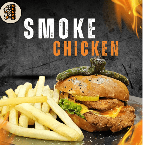 Hamburguesa Smoke Chicken