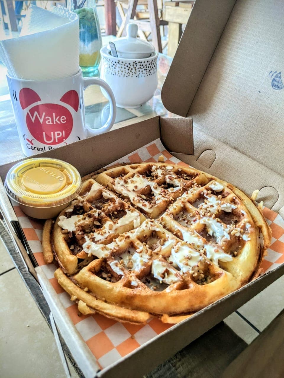 Waffle Rompope