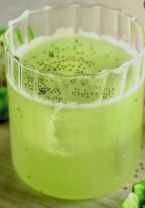 Agua de limon con chia de litro