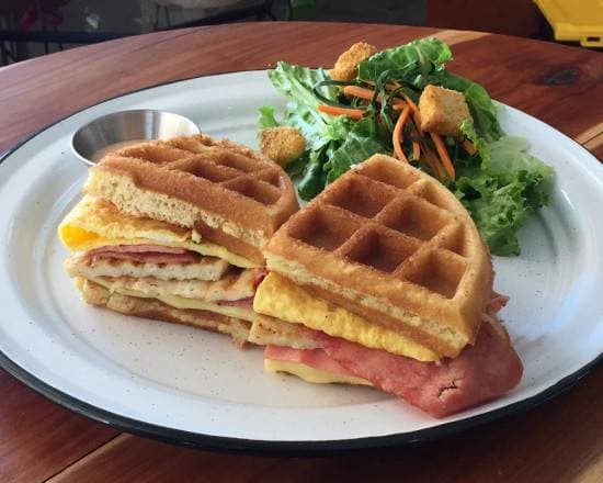 Waffle Club Sandwich