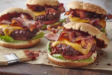 Hamburguesa con Tocino