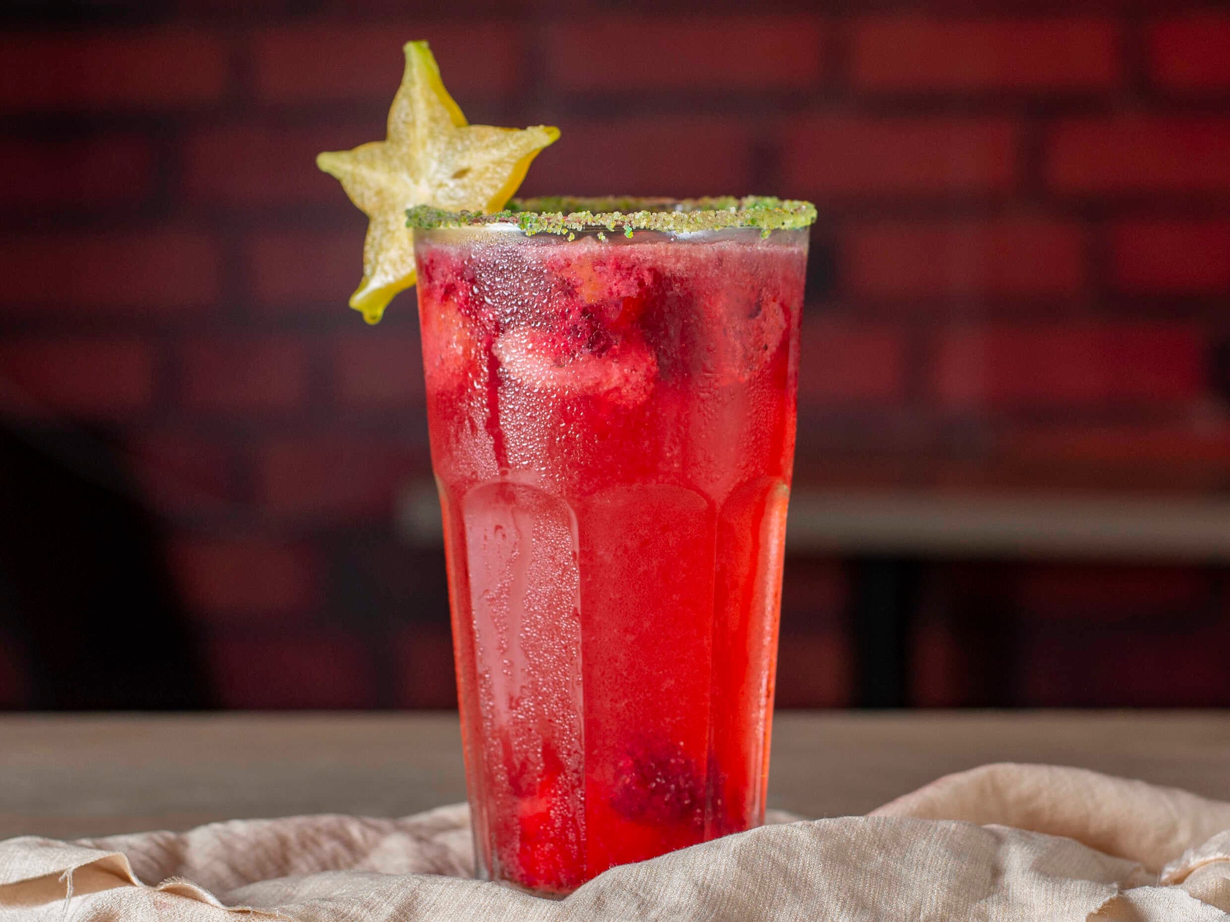 Soda de Frutos Rojos