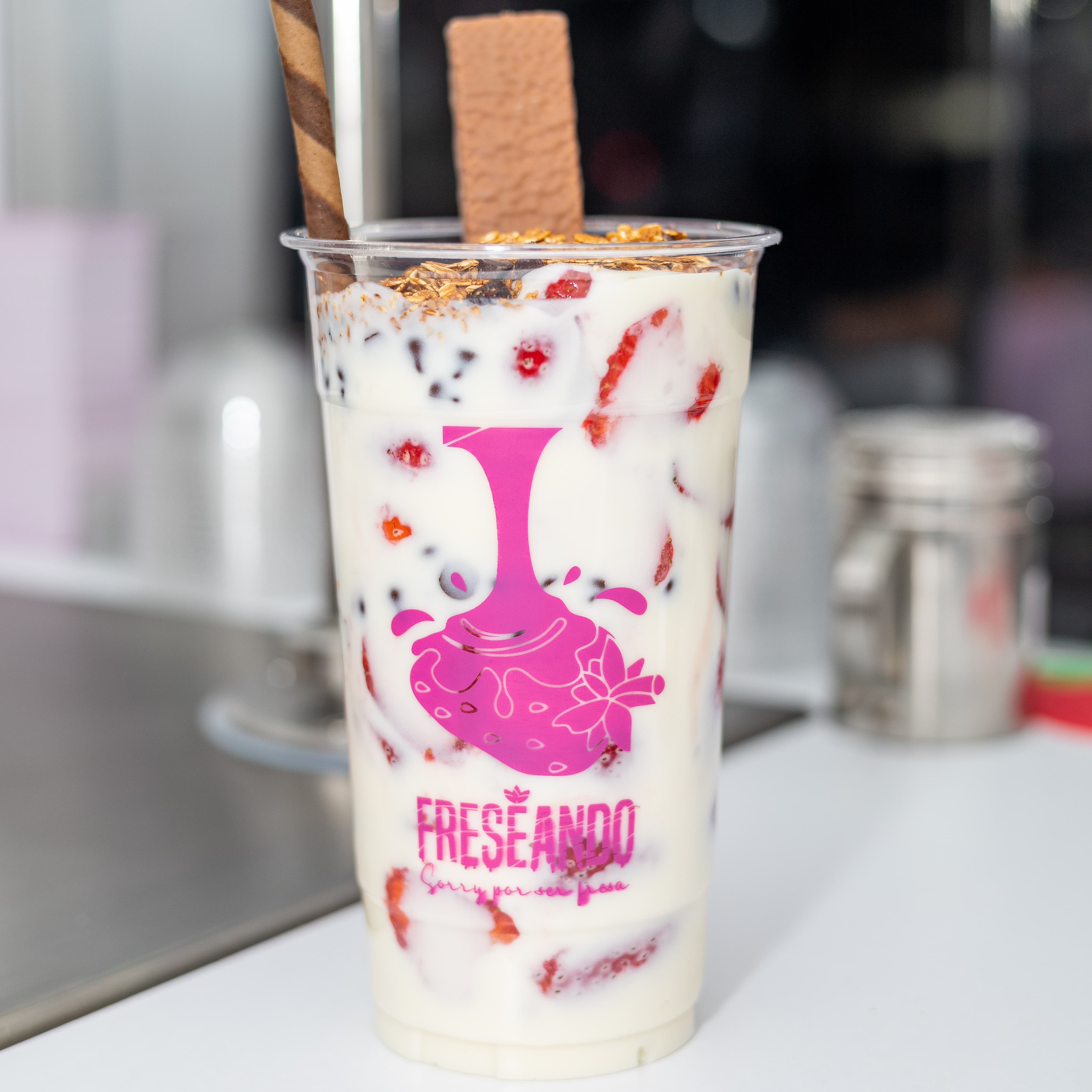 Fresas con Crema Grande