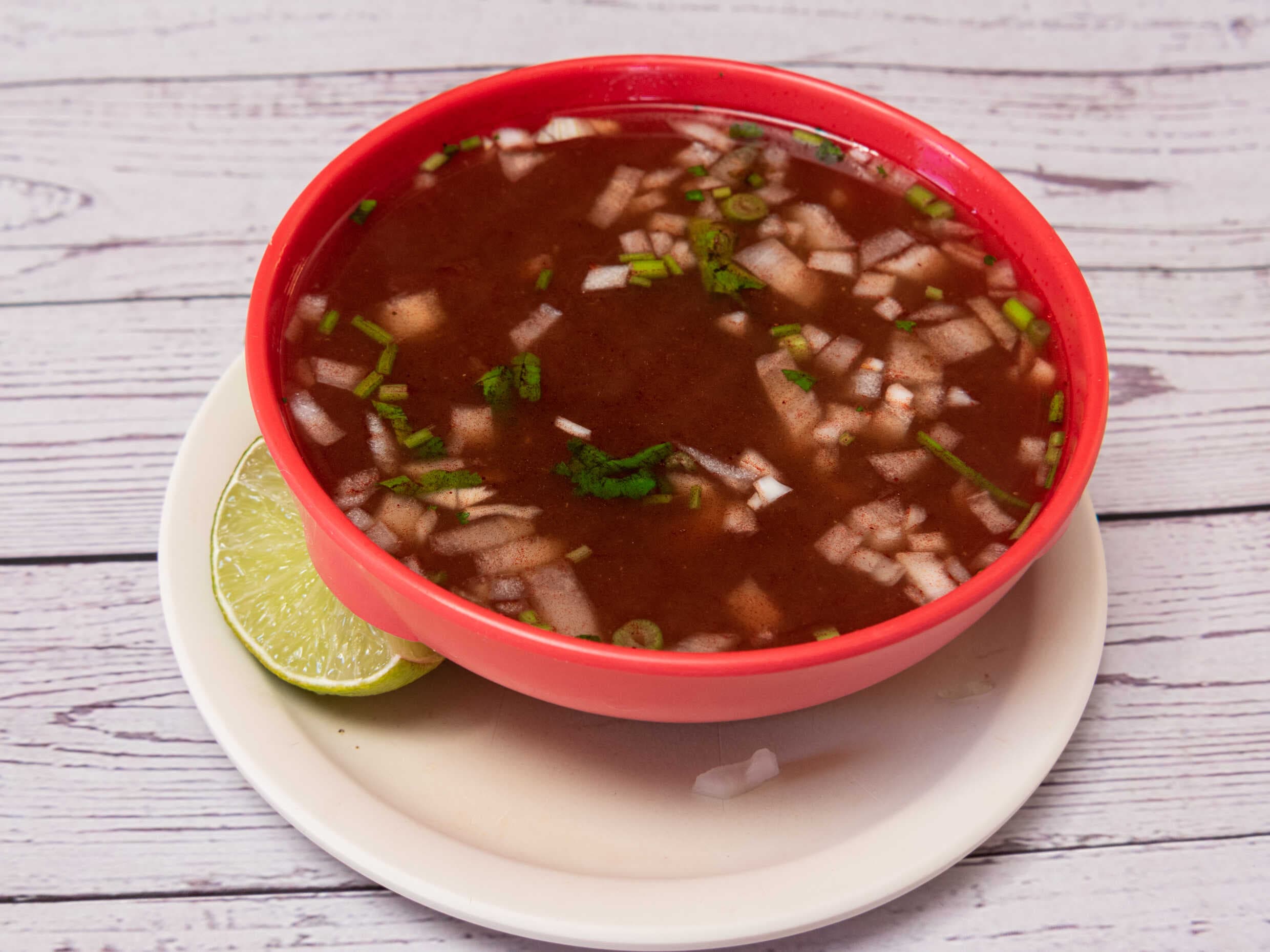 Consomé de Birria Sencillo.