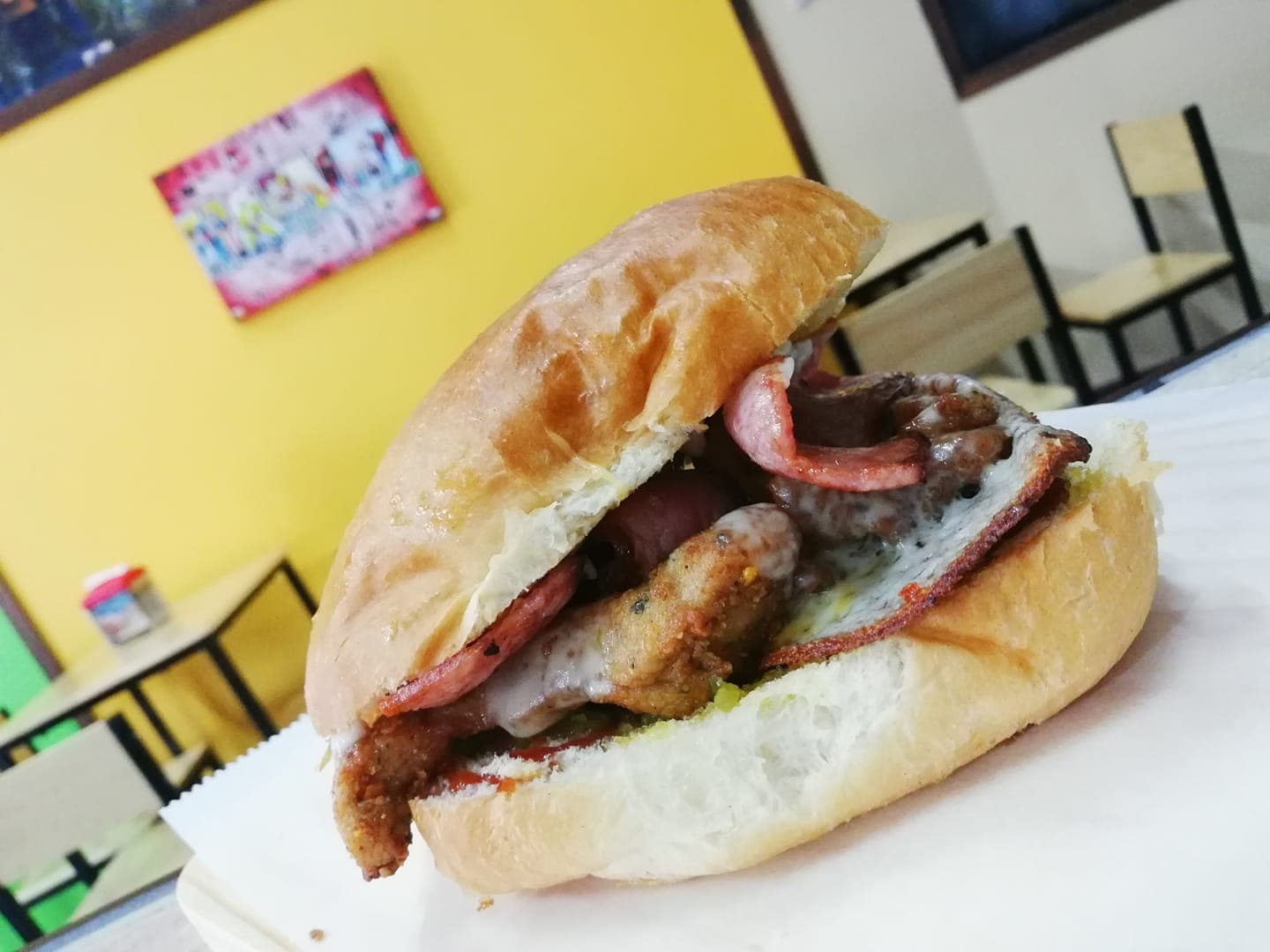 Hamburguesa Peter Parker