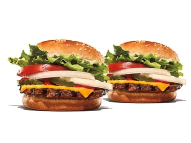 2x 4,950 WHOPPER® Jr. Queso