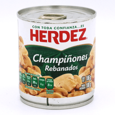 Herdez Champiñones Rebanados 186 grs