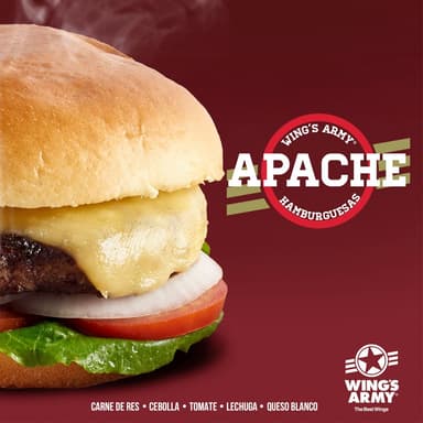 Apache + papas y bebida