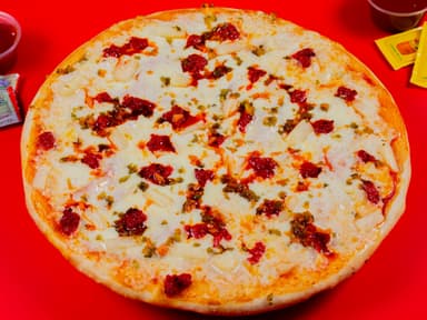 PIZZA MEXICANA + PIZZA AL PASTOR