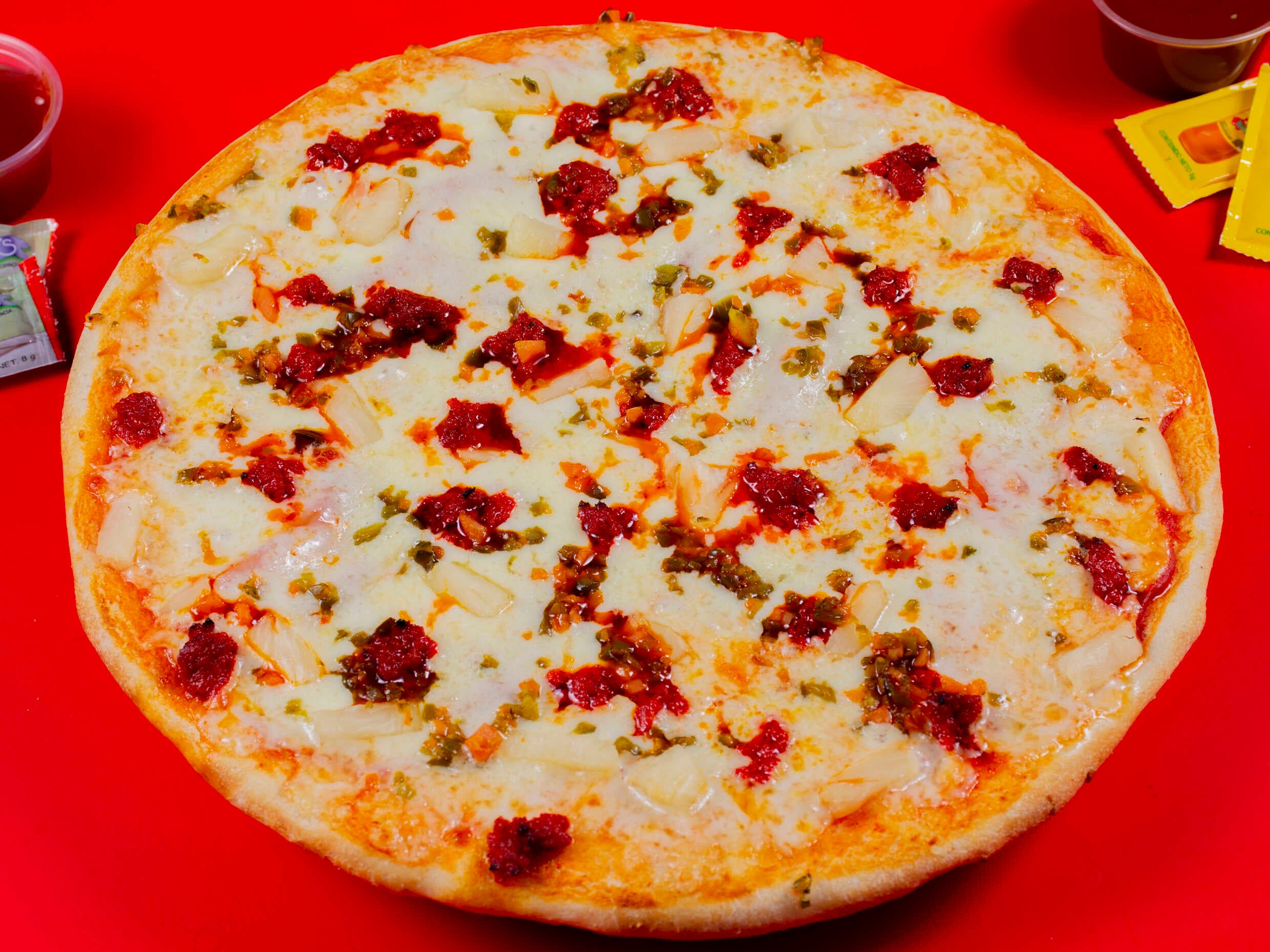 PIZZA MEXICANA + PIZZA AL PASTOR