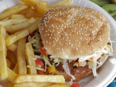 Hamburguesa con Papas