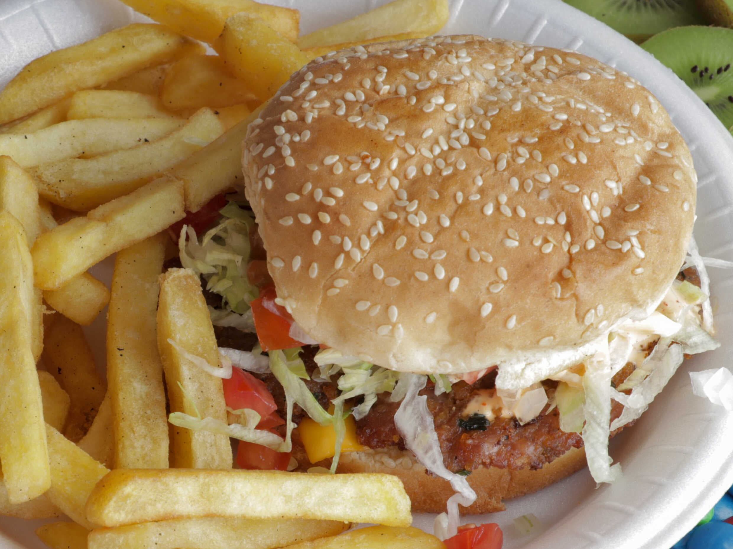 Hamburguesa con Papas