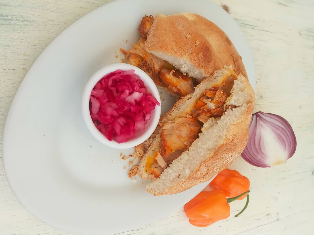 Torta de Cochinita Pibil