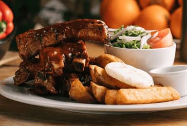 Costillas bbq