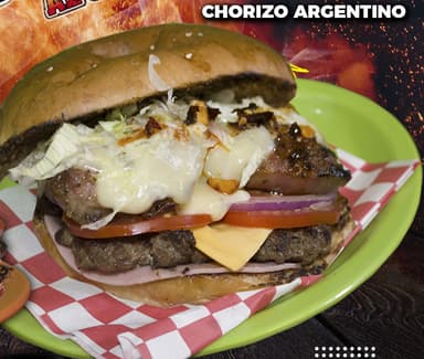 Hamburguesa de Chorizo Argentino