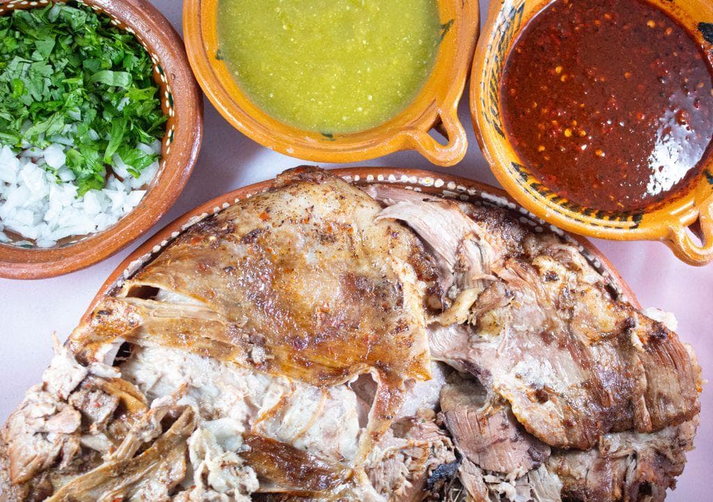 1/2 de barbacoa surtida de res