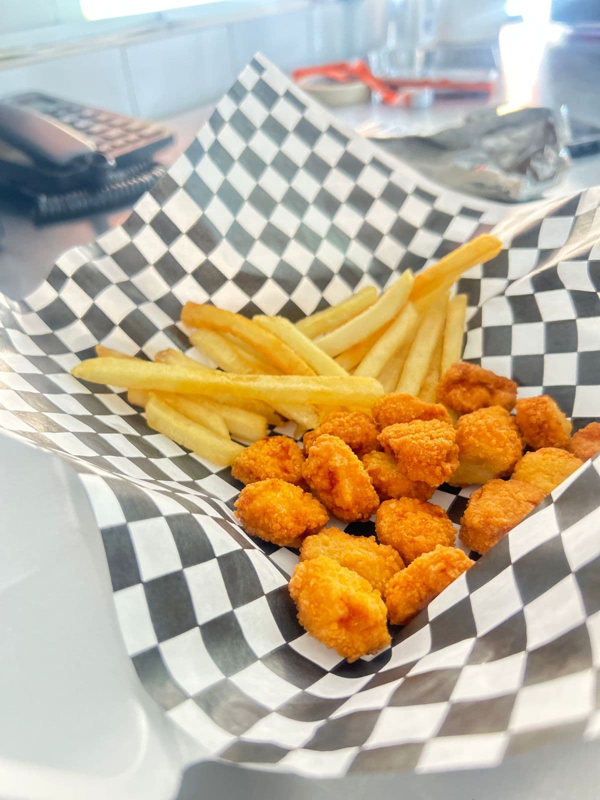 Palomitas de Pollo con Papas