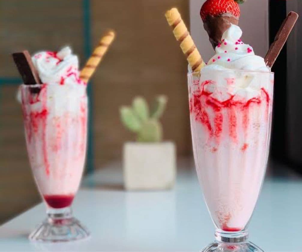 Milk Shake de Fresa