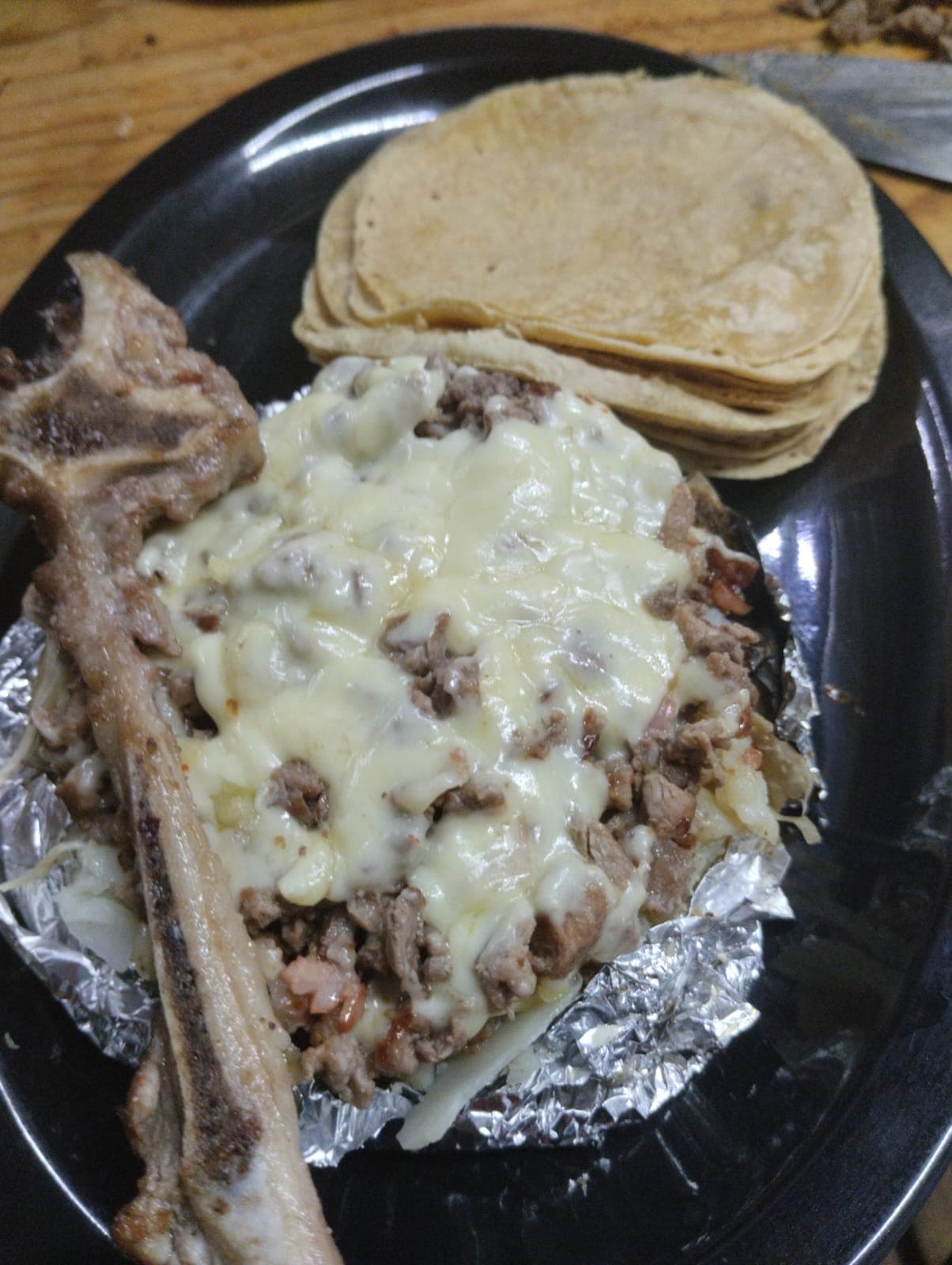 Papa con Costilla