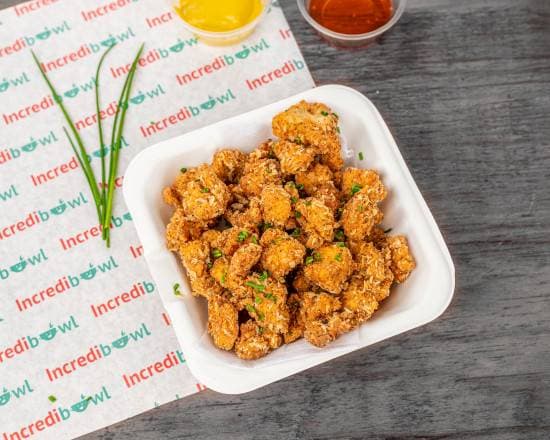 Popcorn Chicken + Salsa Mostaza Miel
