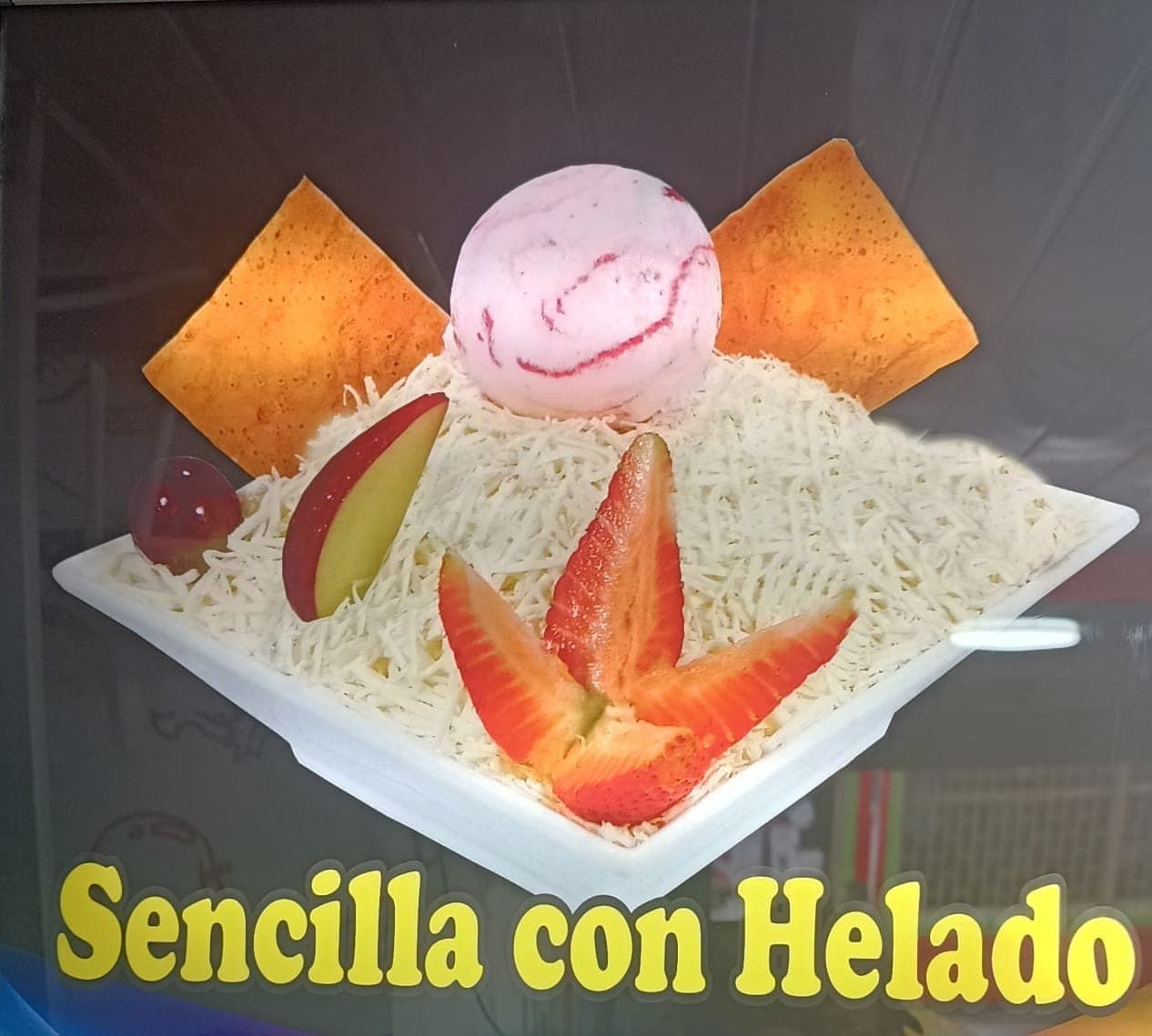Ensalada Sencilla con Helado