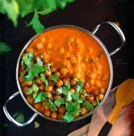 Curry Vegetariano Garbanzo Tikka Masala