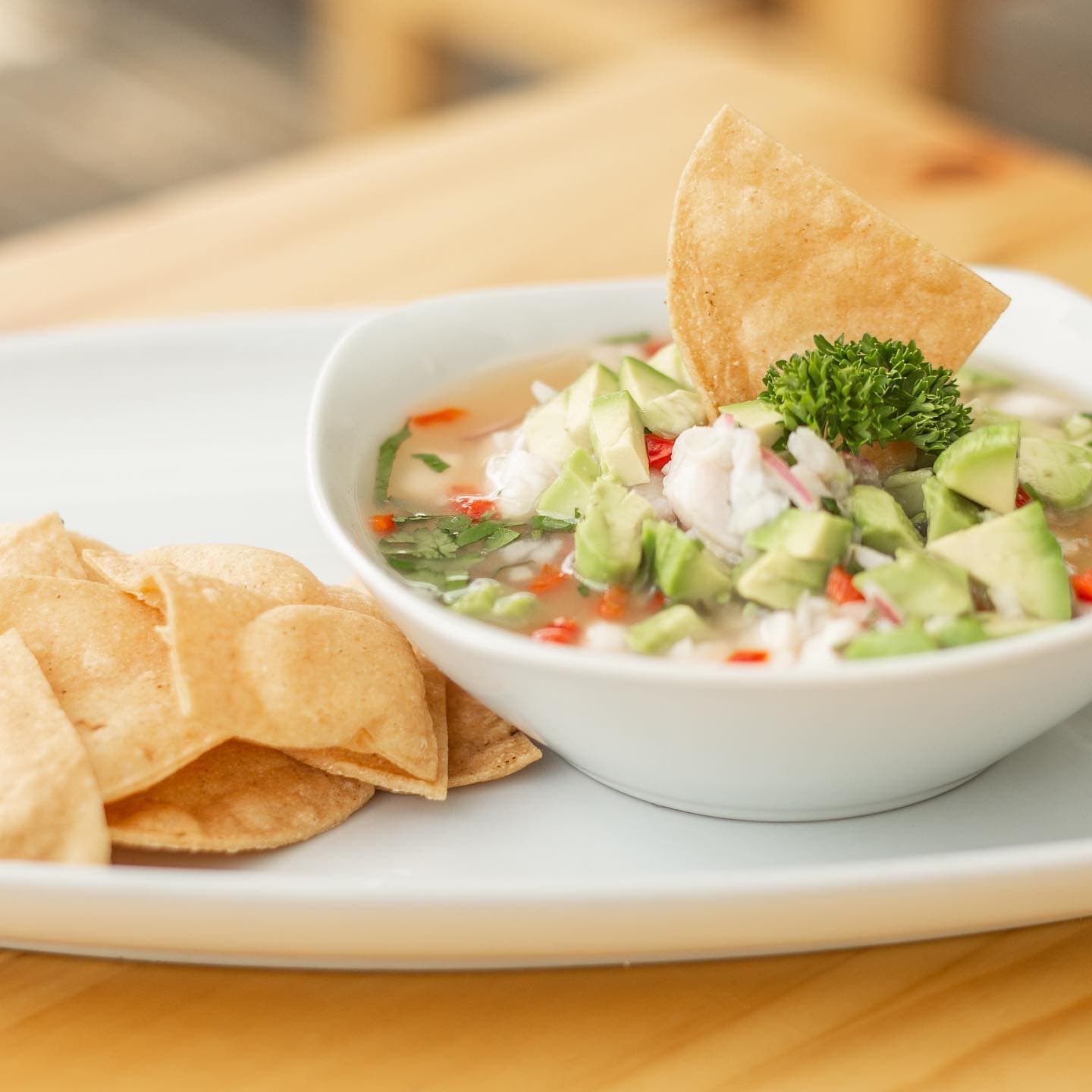 Ceviche de Pescado con Aguacate
