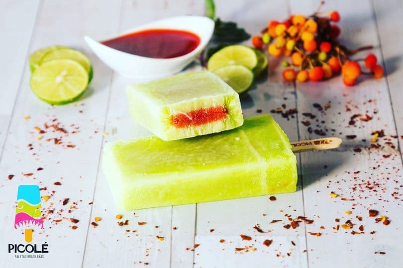 Paleta de Limón con Chamoy