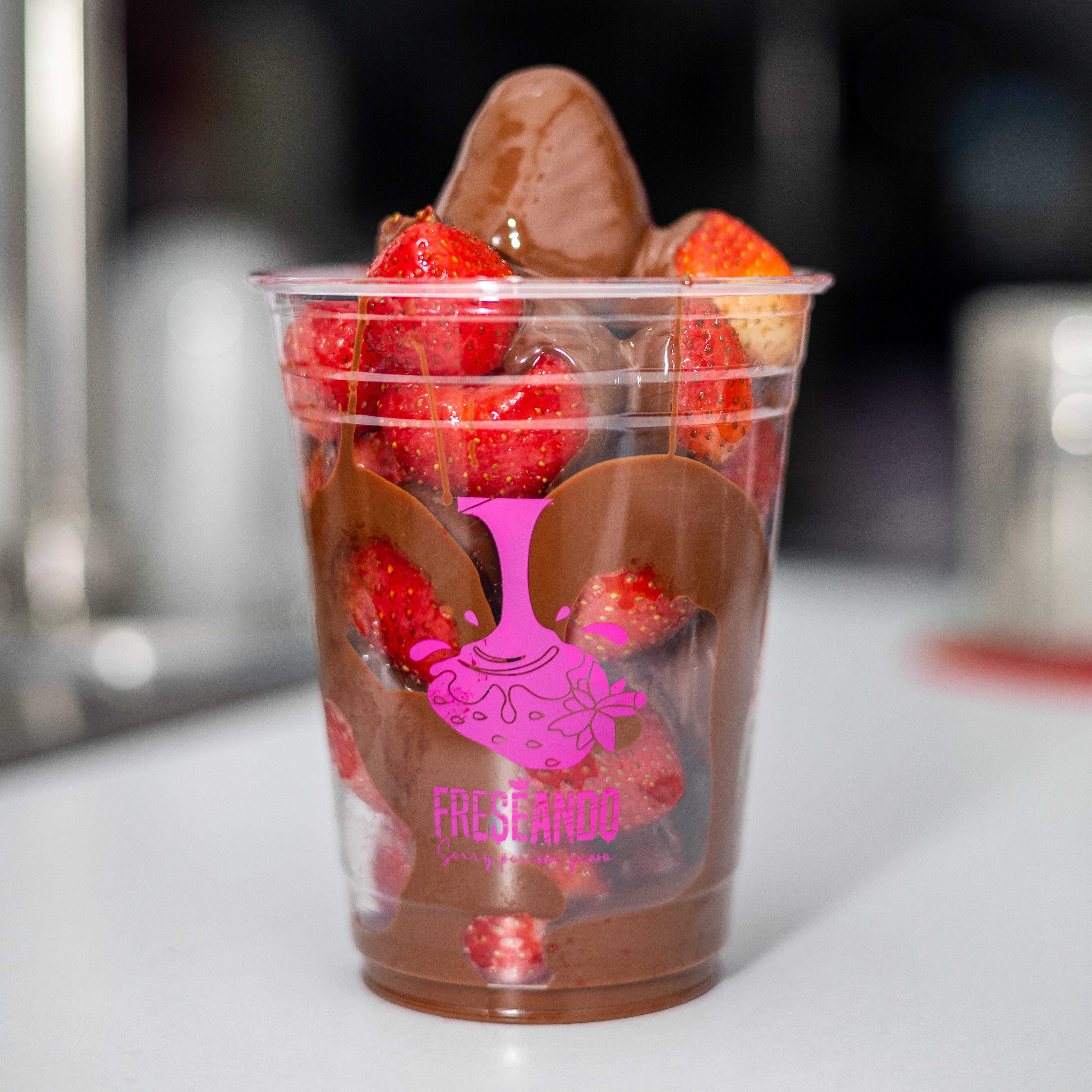 Fresas con Chocolate Chico