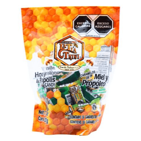 Caramelo de Propoleo y Menta 55 Piezas