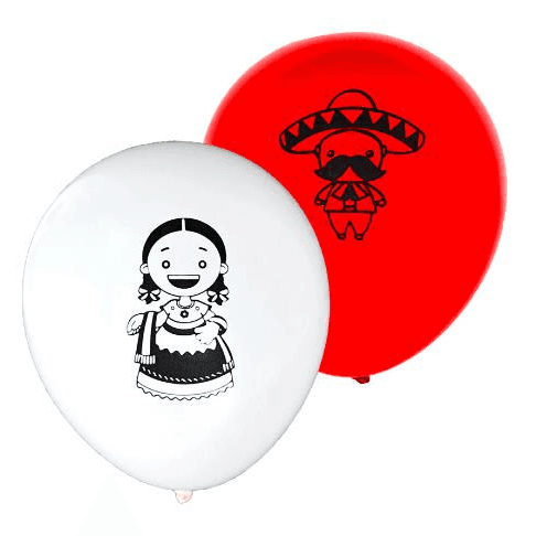 Set de 2 Globos Viva México