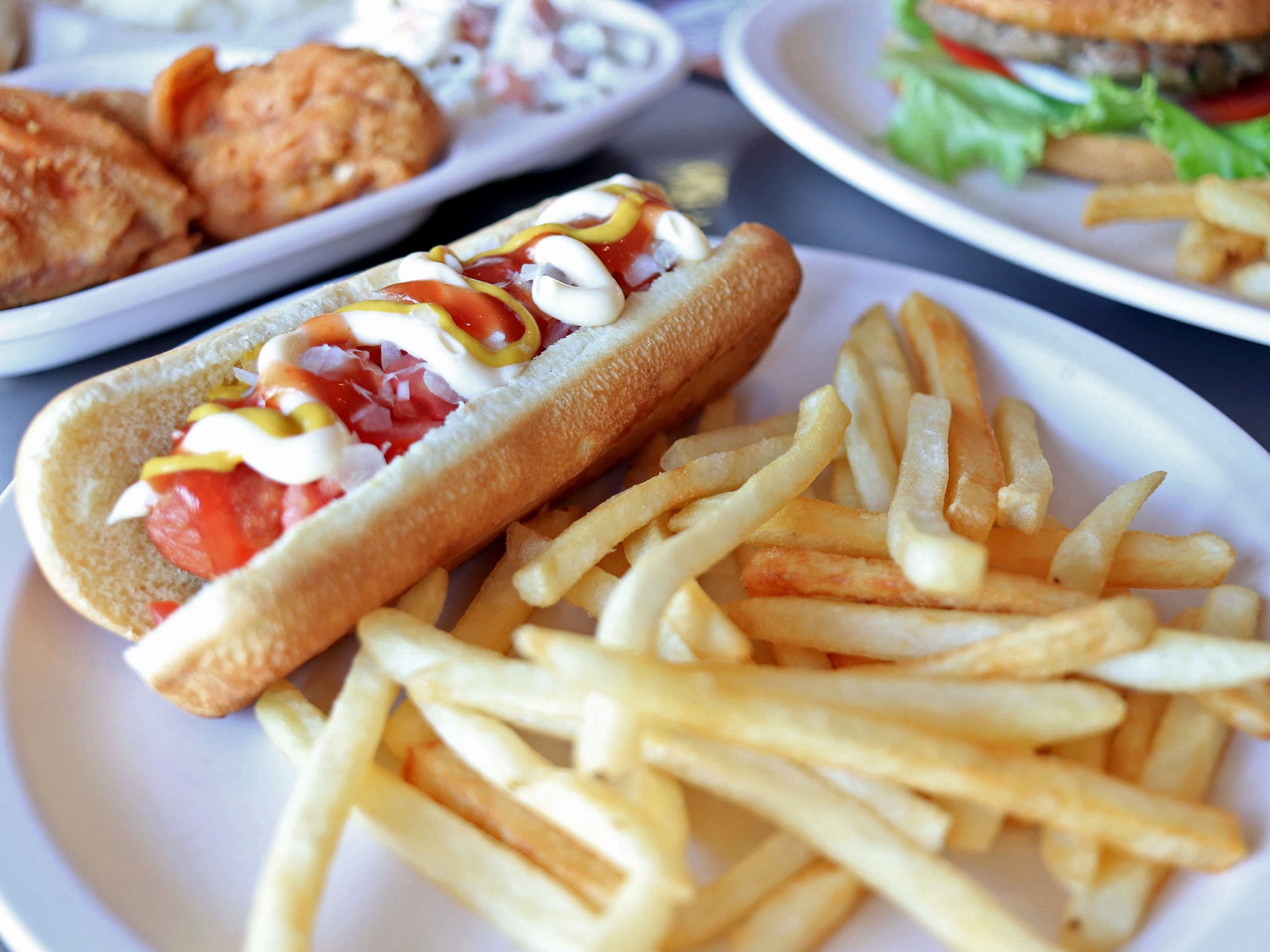Hot Dog con Papas a la Francesa