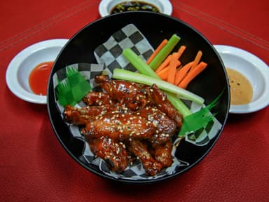 Alitas mango habanero