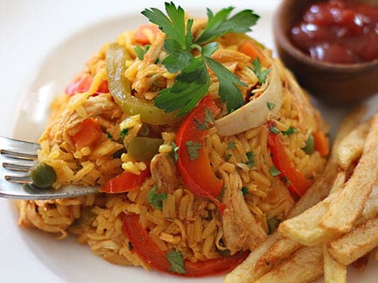 Arroz  con Pollo