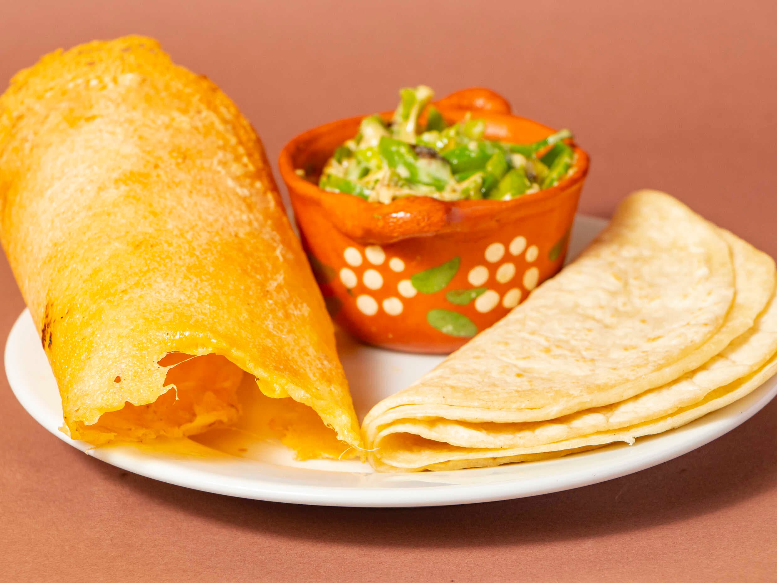 Queso con Morron