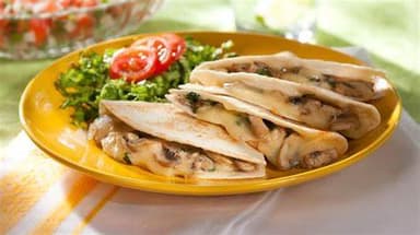 Gringa con Champiñones y Queso