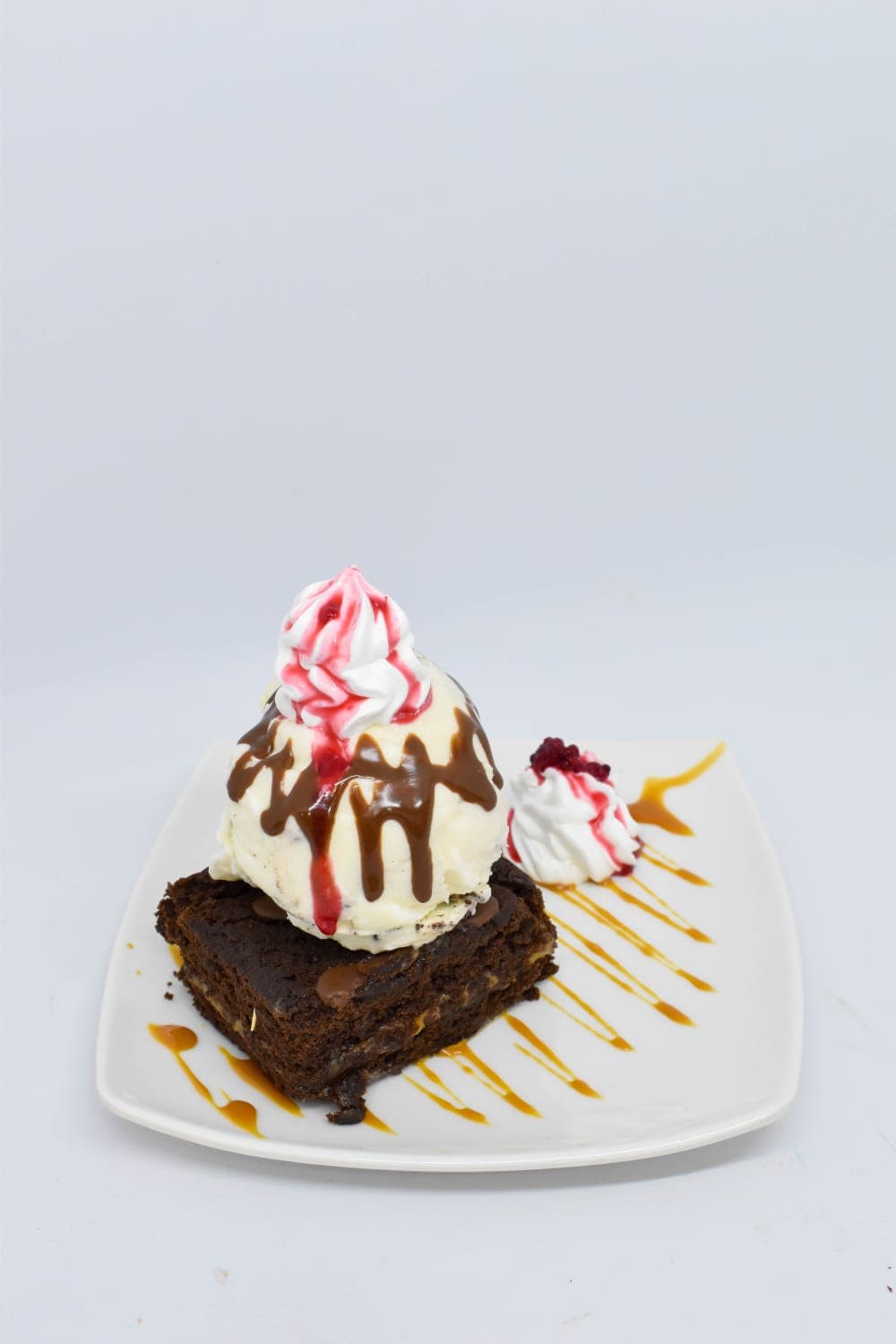 Brownie con Helado