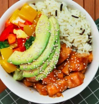 Teppanyaki Salmón